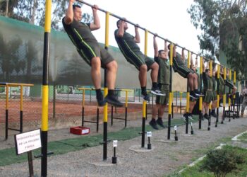 Postulantes a la XIII Maestría en Ciencias Militares rindieron examen de esfuerzo físico