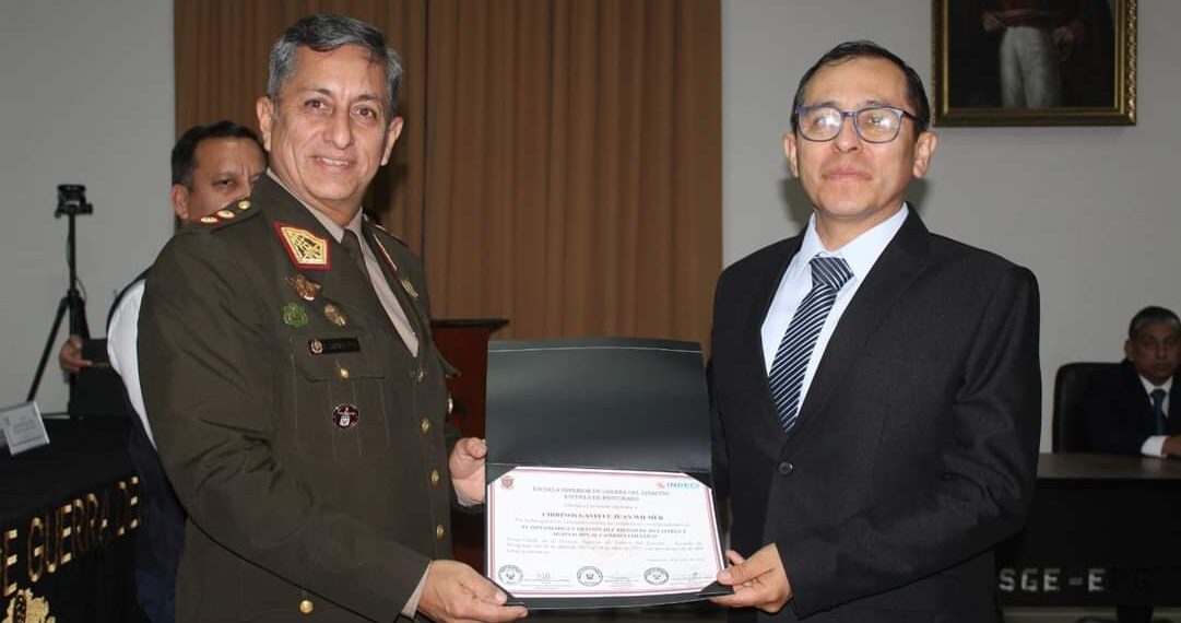 32 Profesionales civiles y militares concluyeron sus estudios en del XV Diplomado en Gestión del Riesgo de Desastres y Adaptación al Cambio climático