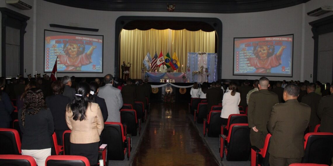 Santísima imagen del Divino Niño Jesús visita a la Escuela Superior de Guerra del Ejercito – Escuela de Postgrado