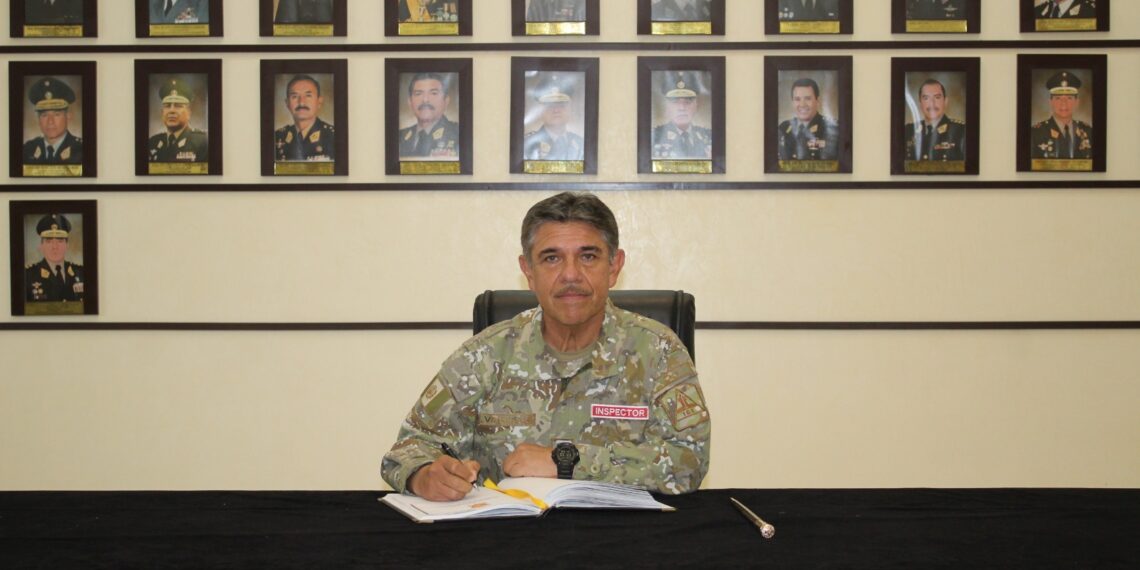 El Inspector General del Ejército realizó la visita de Inspección a la ESGE-EPG