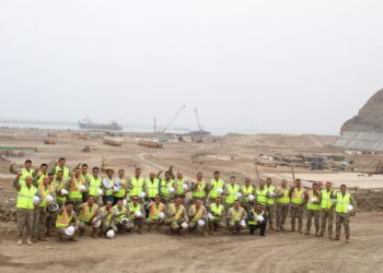 Visita de estudio a Cosco Shipping Ports Chancay Perú a cargo del Programa de Alto Mando del Ejército