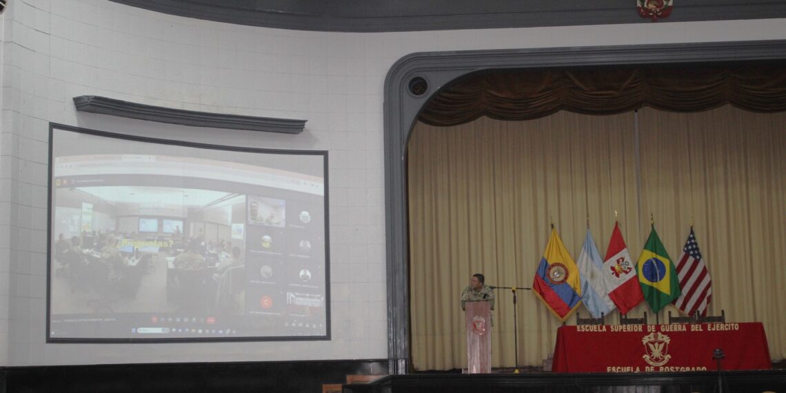 CONFERENCIA “OPERATIONAL WARGAME SYSTEMS” A LOS ALUMNOS DEL PROGRAMA DE COMANDO Y ESTADO MAYOR DE LA ESCUELA SUPERIOR DE GUERRA DEL EJÉRCITO- EPG