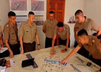 Pruebas de estrategia en la Escuela Superior de Guerra del Ejército: Juego de Guerra “Yachaywasi”