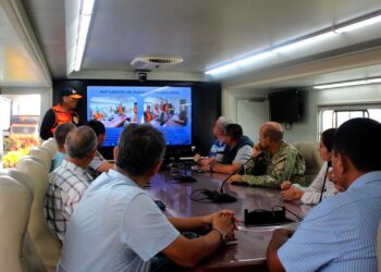 Visita a las instalaciones del Instituto Nacional de Defensa Civil por parte de los alumnos del XVII Diplomado en Gestión del Riesgo de Desastres y Adaptación al Cambio Climático