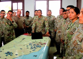 Pruebas de estrategia en la Escuela Superior de Guerra del Ejército – EPG: Juego de Guerra “Yachay Wasi”