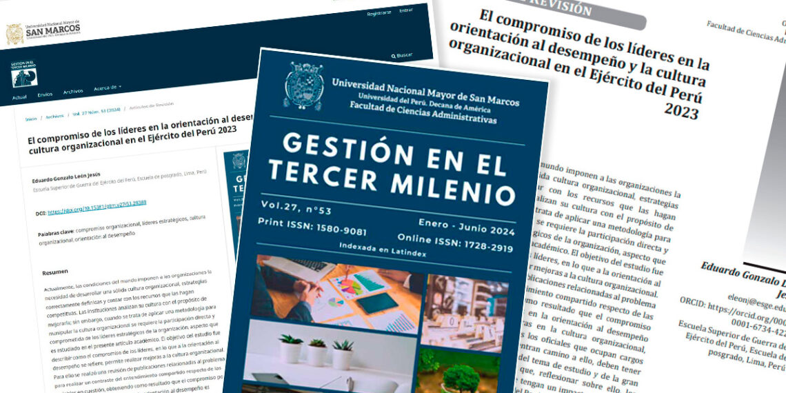 Innovadora investigación sobre liderazgo institucional y cultura organizacional publicada en revista científica