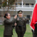 Ceremonia de izamiento del Pabellón Naconal por el cuadragésimo séptimo aniversario del Servicio Jurídico del Ejército