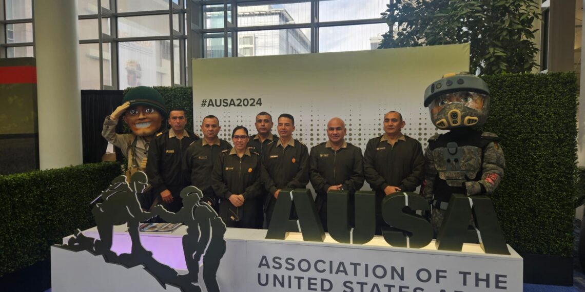 Exposición anual de material bélico en el Walter E. Washington Convention Center