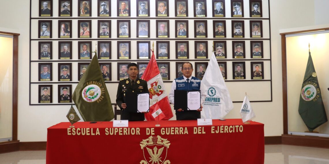 Alianza estratégica para la gestión de riesgos entre el Ejército del Perú y el CENEPRED
