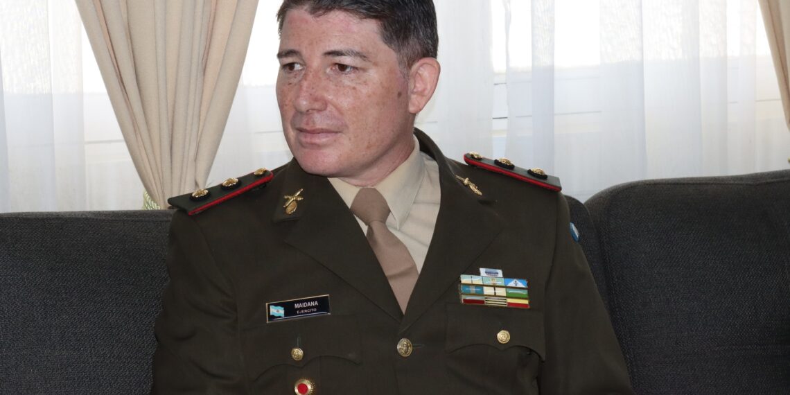 Teniente Coronel Diego Néstor Maidana del Ejército de la República de Argentina se integra como docente en la ESGE-EPG