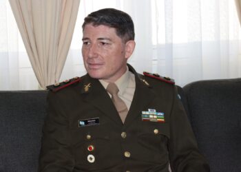 Teniente Coronel Diego Néstor Maidana del Ejército de la República de Argentina se integra como docente en la ESGE-EPG