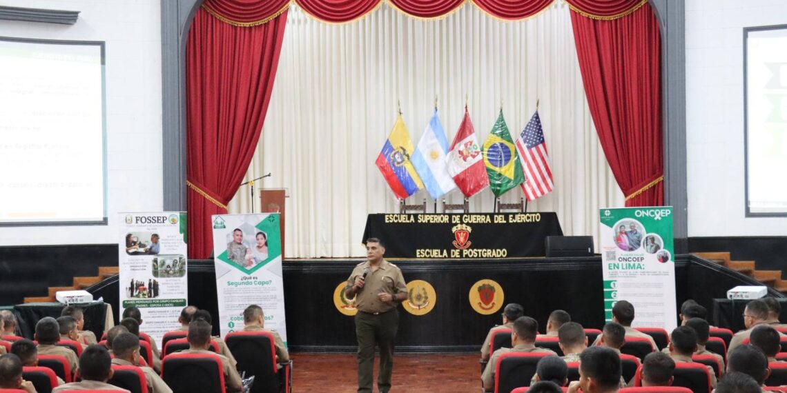 Charlas informativos de los programas solidarios: Fondo solidario de sepelio del Ejército; Programa oncológico del Ejército y Segunda Capa