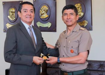 Saludo al Director General del Centro de Altos Estudios Nacionales (CAEN)