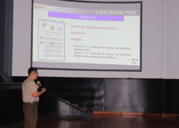 Charla sobre protocolo de visitas en las instalaciones militares que fortalece colaboración entre el Ministerio Público y el Ejército