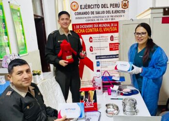 Centro de salud de la Centro de Salud de la Escuela Superior de Guerra del Ejército lleva a cabo con éxito una jornada de descarte de VIH, dirigida tanto a los alumnos como al personal de la planta orgánica