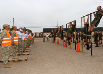 ESGE-EPG llevó a cabo con éxito la primera parte del exámen físico del proceso de admisión al LXXI Programa de Comando y Estado Mayor