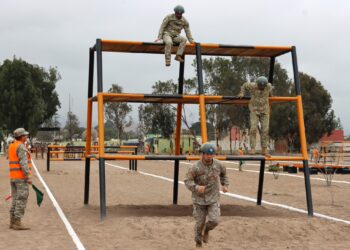 Segunda Parte del test de capacidad física del LXX Programa de Comando y Estado Mayor (PCEM) de la ESGE-EPG