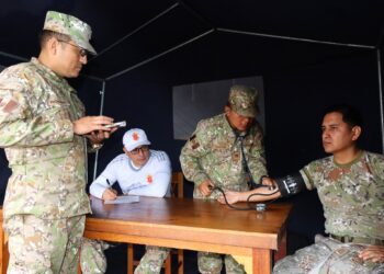 Segunda parte del test de capacidad física del LXIX Programa de Comando y Estado Mayor de la ESGE-EPG