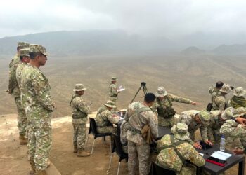 Por tercer día consecutivo la ESGE-EPG supervisó la ejecuición de la asignatura de Operaciones Contraterroristas de las Escuelas de Armas y Servicios del COEDE en la región Cruz de Hueso