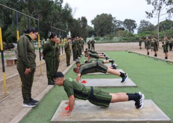 Escuela Superior de Guerra del Ejército – EPG, cumplió satisfactoriamente con el examen de esfuerzo físico