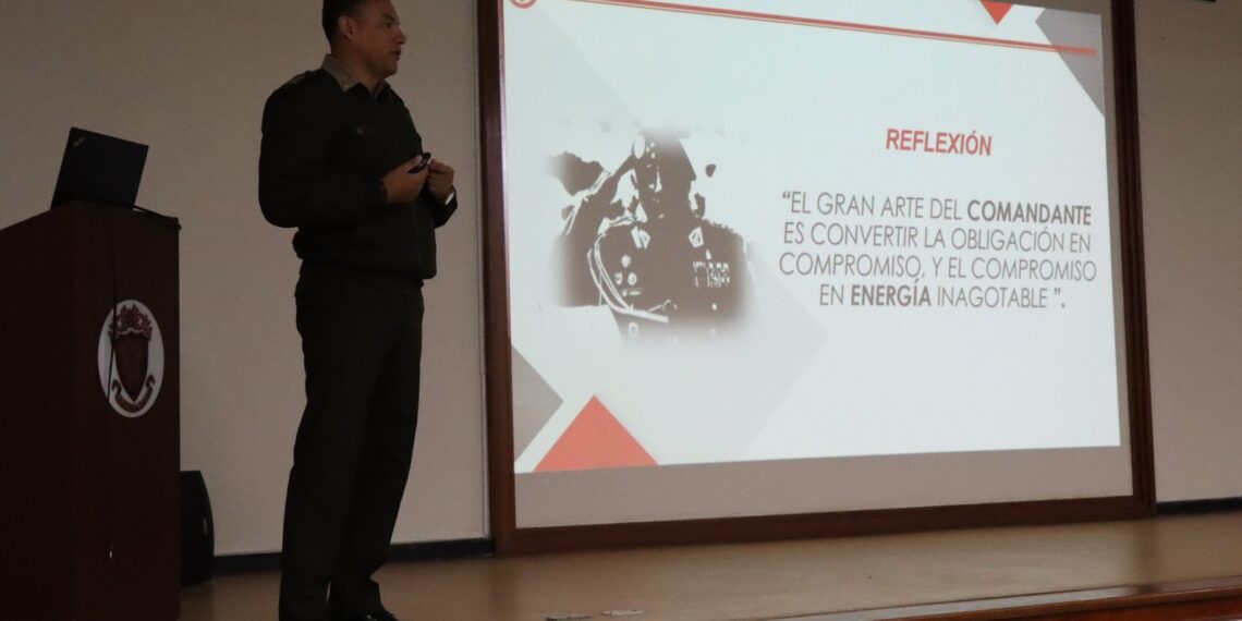 La ESGE-EPG, como parte de la educación integral basada en principios deontológicos, brindó charla sobre “La Energía” a ofciiales del DTEMA