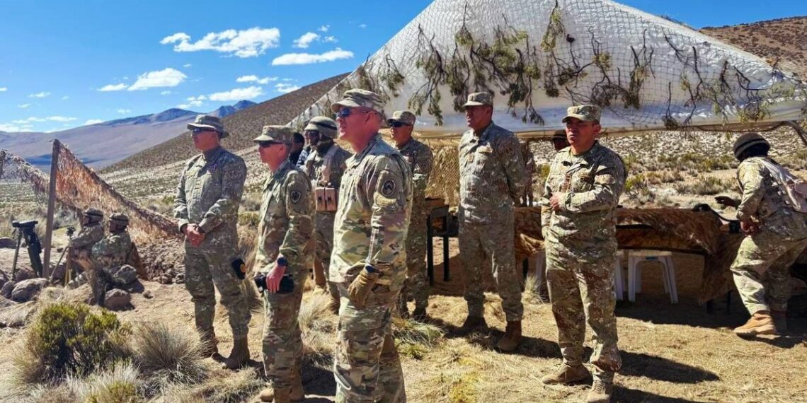 Docente de la ESGE-EPG participó en ejercicio táctico desarrollado por el Ejército del Perú y de los Estados Unidos