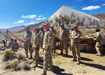 Docente de la ESGE-EPG participó en ejercicio táctico desarrollado por el Ejército del Perú y de los Estados Unidos