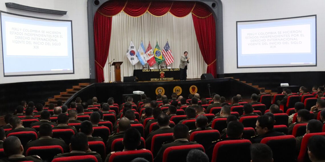 ESGE-EPG desarrolló conferencia sobre “Relaciones Bilaterales entre Perú y Colombia”
