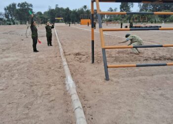 Segunda parte del exámen físico de tenientes de los programas básicos del COEDE correspondiente al segundo semestre del AF-2025