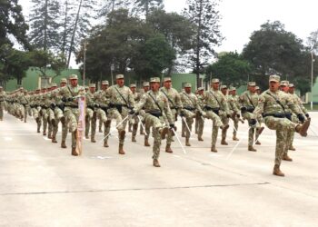 ESGE-EPG participa en ceremonia de inicio de inspección del COEDE a cargo de la Inspectoría General del Ejército