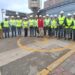Oficiales estudiantes del LXIX Programa de Comando y Estado Mayor visitaron las instalaciones de la Línea 1 del Metro de Lima.