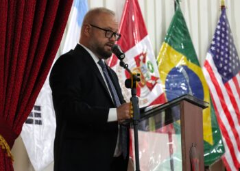 ESGE-EPG recibió al Dr. Yuriy Polyukhovych, Embajador Extraordinario y Plenipotenciario de Ucrania en la República del Perú, para analizar el impacto geopolítico del conflicto Rusia-Ucrania