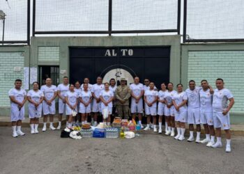 Alumnos del DTEMA impulsan solidaridad con donación al penal militar “Virgen de las Mercedes”