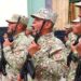 Personal de tropa del servicio militar voluntario, contingente julio 2025 de la ESGE-EPG participaron en ceremonia de entrega de armas
