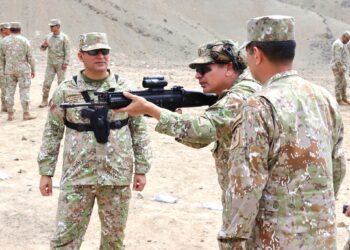 Docentes de la ESGE-EPG fortalecen entrenamiento físico militar en la Región Cruz de Hueso