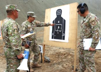 ESGE-EPG verificó instrucción a capitanes del curso táctico en la Región Cruz de Hueso