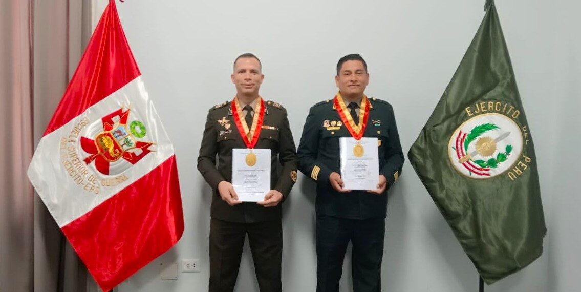 Sustentación con éxito sobre tesis titulada “Accionar militar del Batallón de Comandos Nº 19 para el control de disturbios internos en apoyo a la Policía Nacional, Lima – 2023”