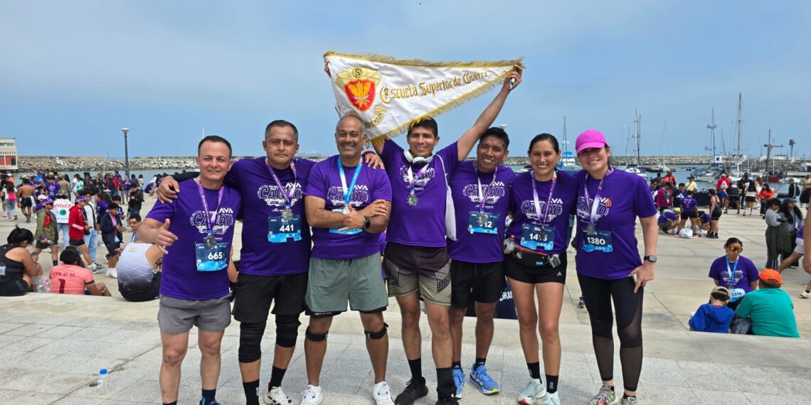 Escuela Superior de Guerra del Ejército – Escuela de Posgrado (ESGE-EPG) participó en la segunda edición de la AVA Media Maratón del Callao & 10K Powered by APM Terminals