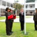 Izamiento del Pabellón Nacional y reconocimiento al personal militar y civil que destacó por su labor desempeñada