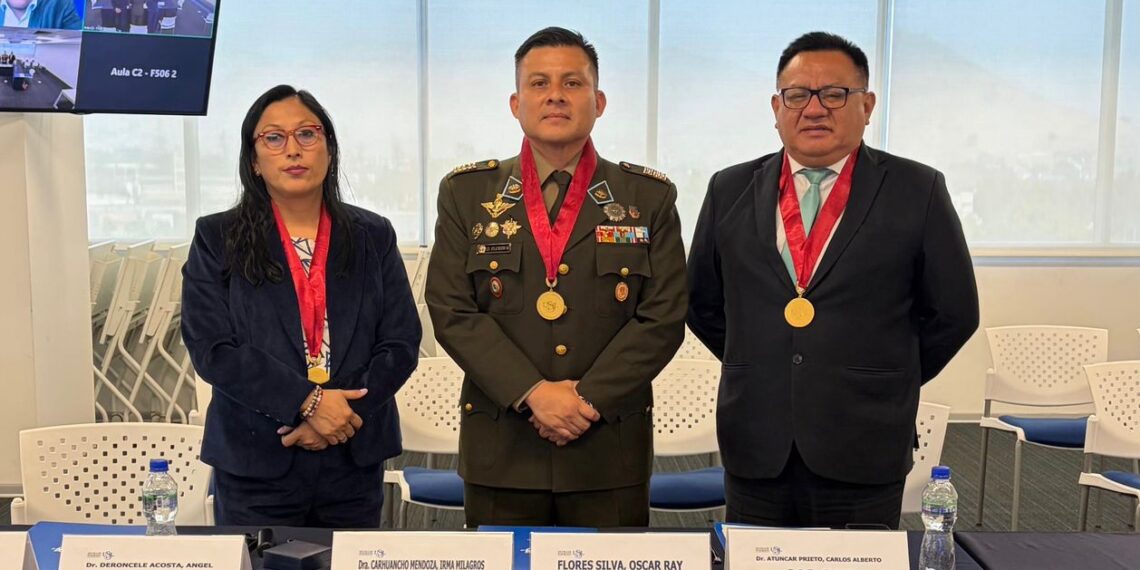 Tte Crl EP Oscar Ray Flores Silva obtiene el grado de Doctor tras sustentación en la Escuela de Posgrado de la Universidad San Ignacio de Loyola – USIL