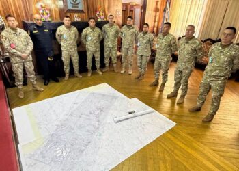 Grupo de estudio del LXXI PCEM fortalece sus capacidades de análisis del terreno en la 4ta Brigada de Montaña en la guarnición de Puno