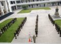 Oficiales de procedencia universitaria del XV DTEMA culminan test de capacidad física en la ESGE-EPG